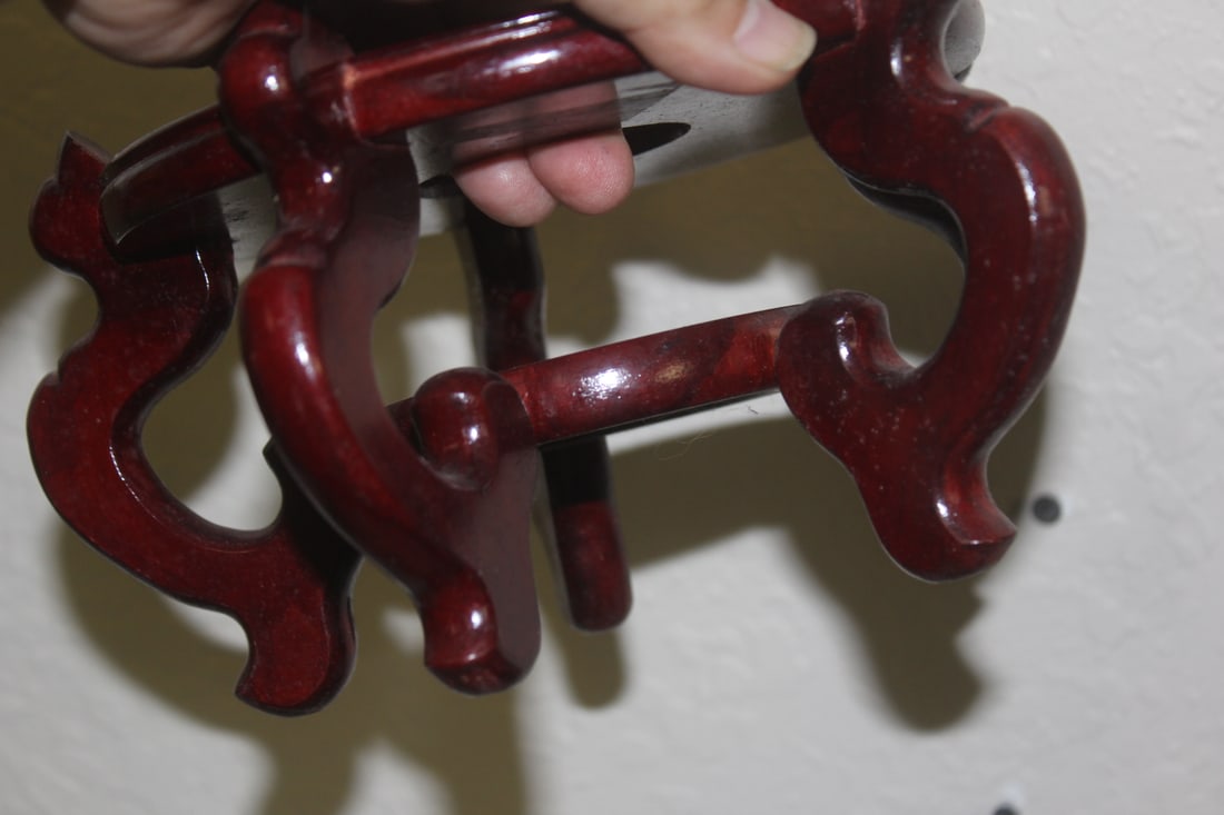 Chinese Wooden Vase Stand - 2
