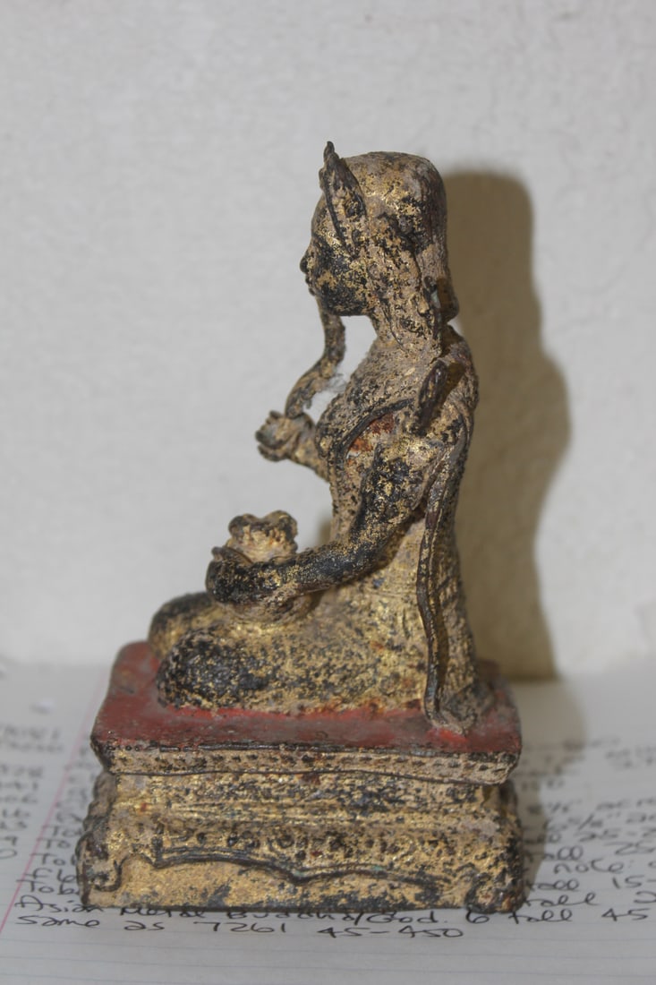Asian Metal Buddha/God - 2