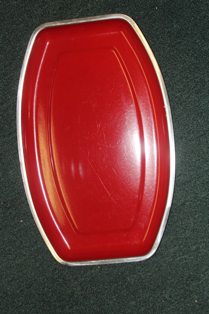 A Retro Catherine Holm Enamel Tray - 2