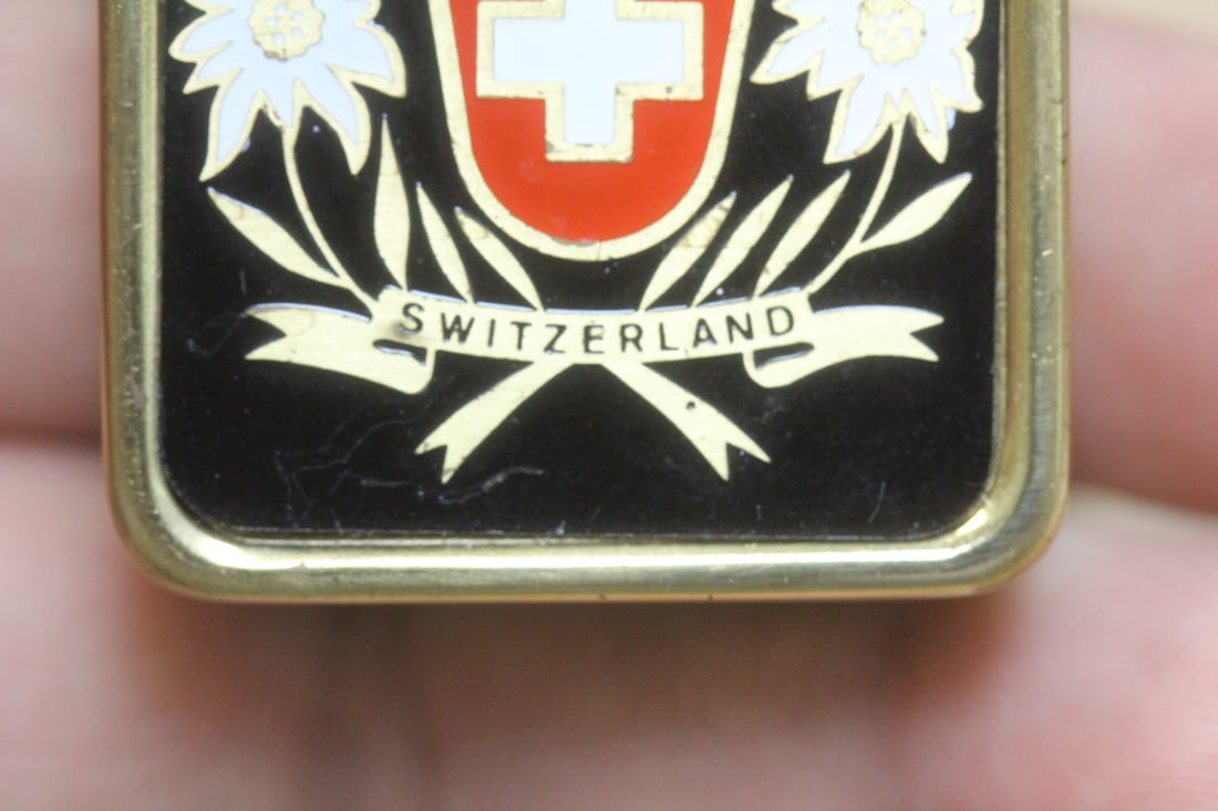 Rare Vintage Enamel Keychain - 3