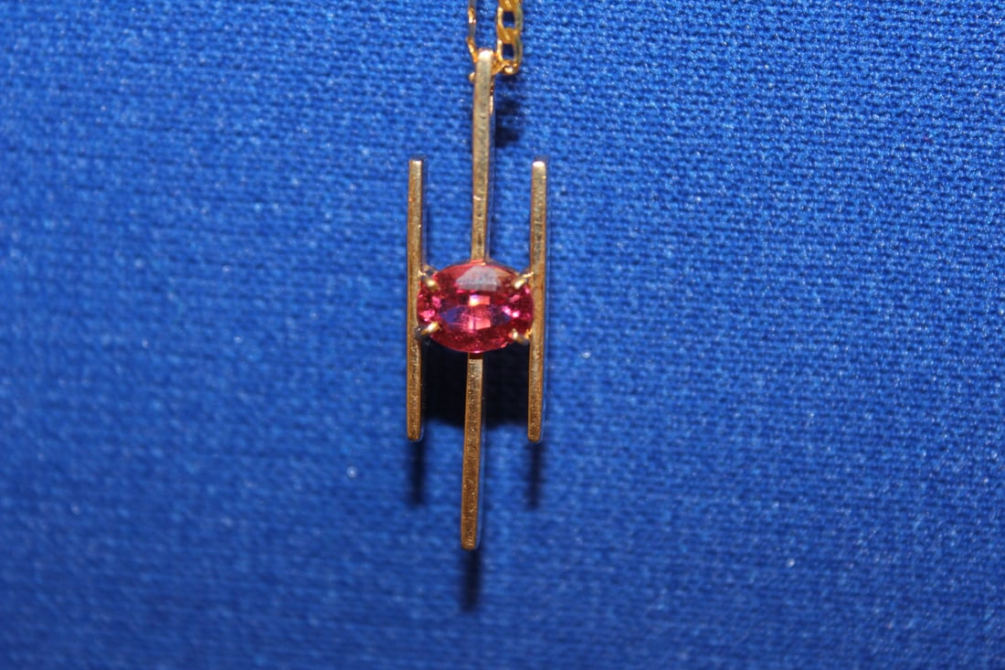 14 Karat Gold Pendant on a 10 Karat Gold Chain - 2