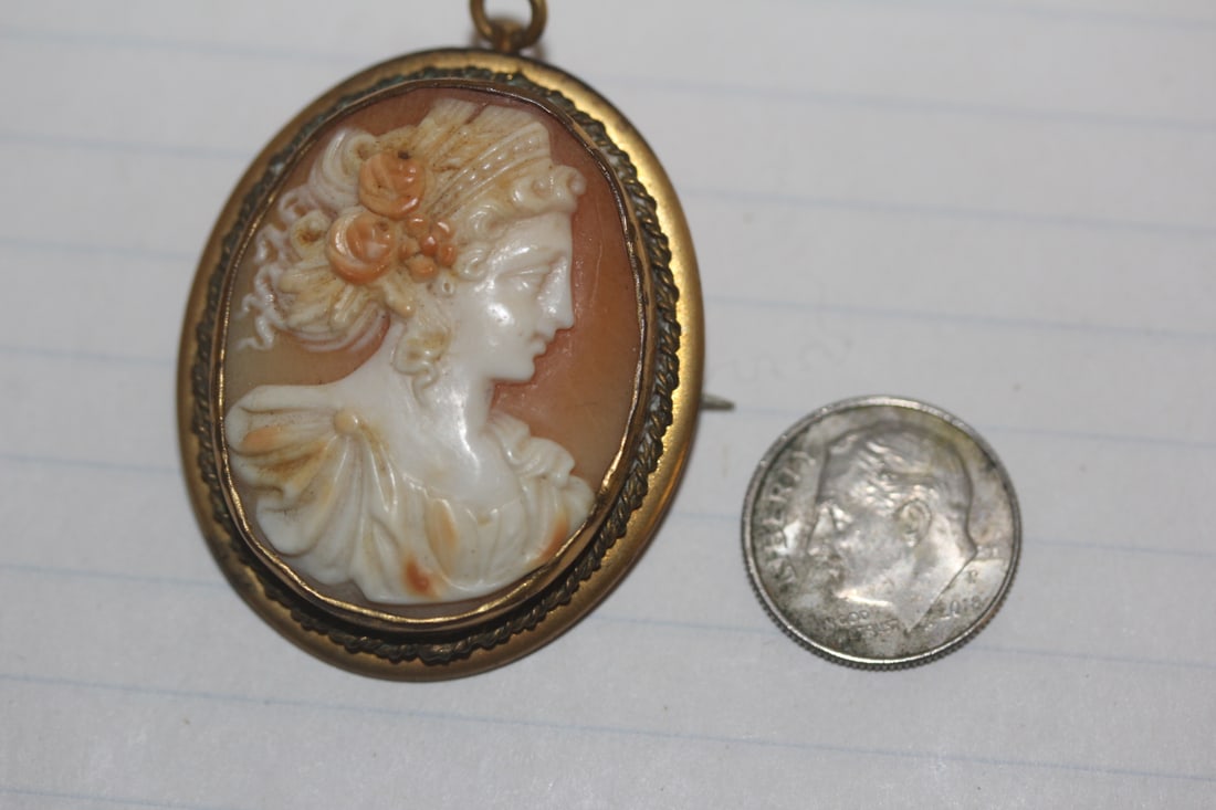 Gold Filled Cameo - 3