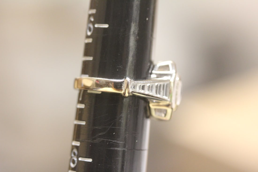 Sterling and Cz Ring - 6