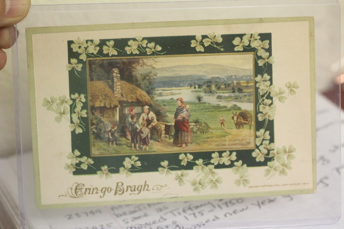 Antique St Patric's Postcard: as shown