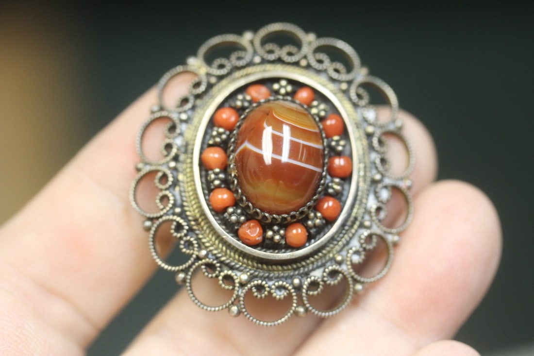 Marked Israel Brooch or Pendant - 2