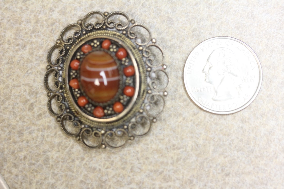 Marked Israel Brooch or Pendant - 5
