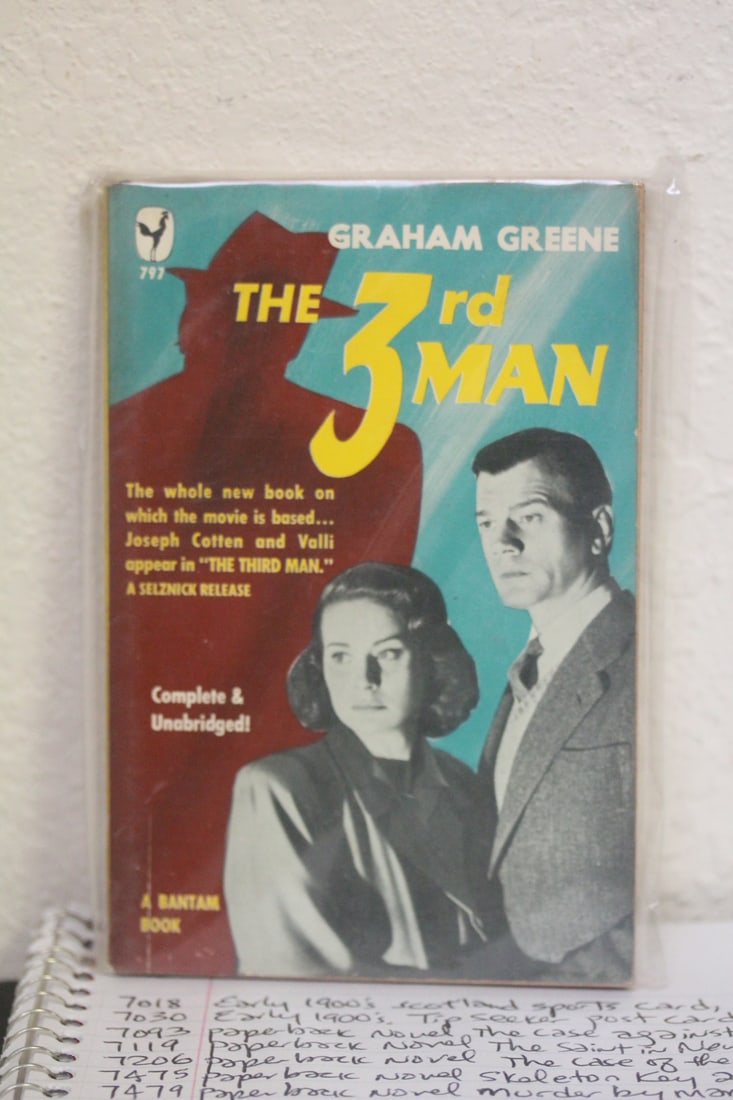 Paperback Novel: The 3rd Man: as shown