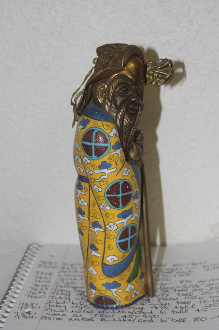 Chinese Cloisonne Sage - 5