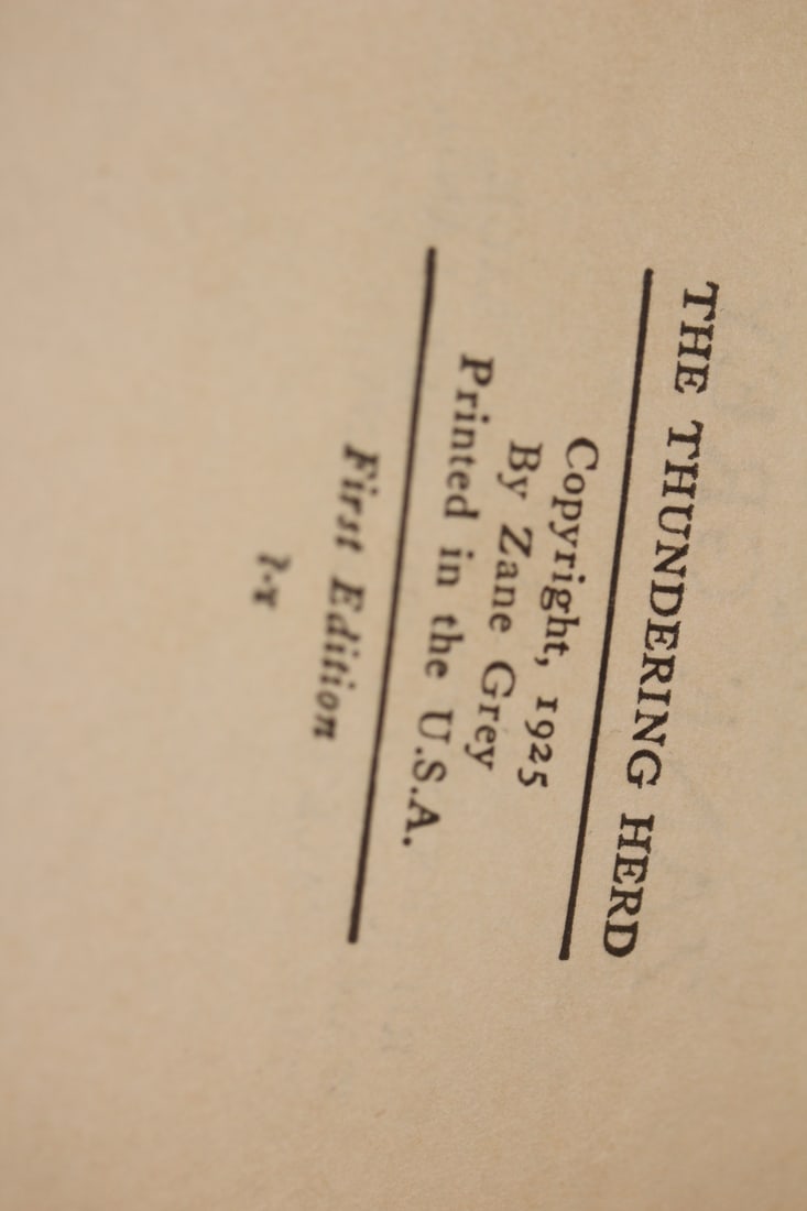 Hardcover Book: The Thundering Herd - 2