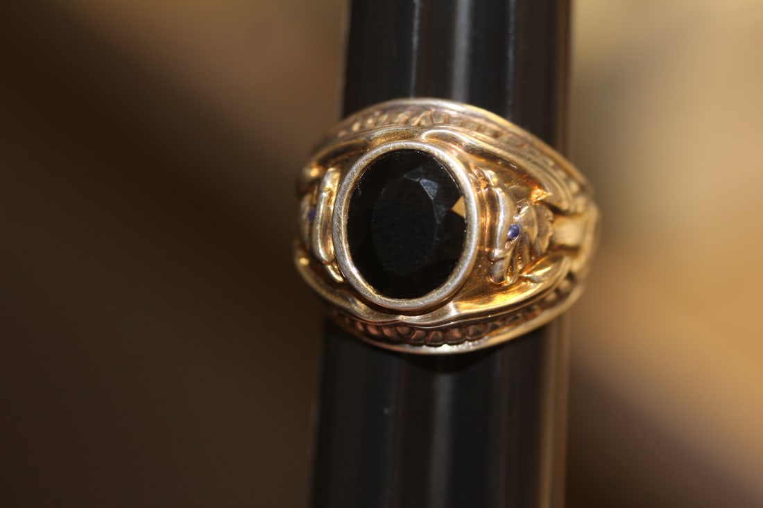 Marked TNC 925 Sterling Men's Ring - 2