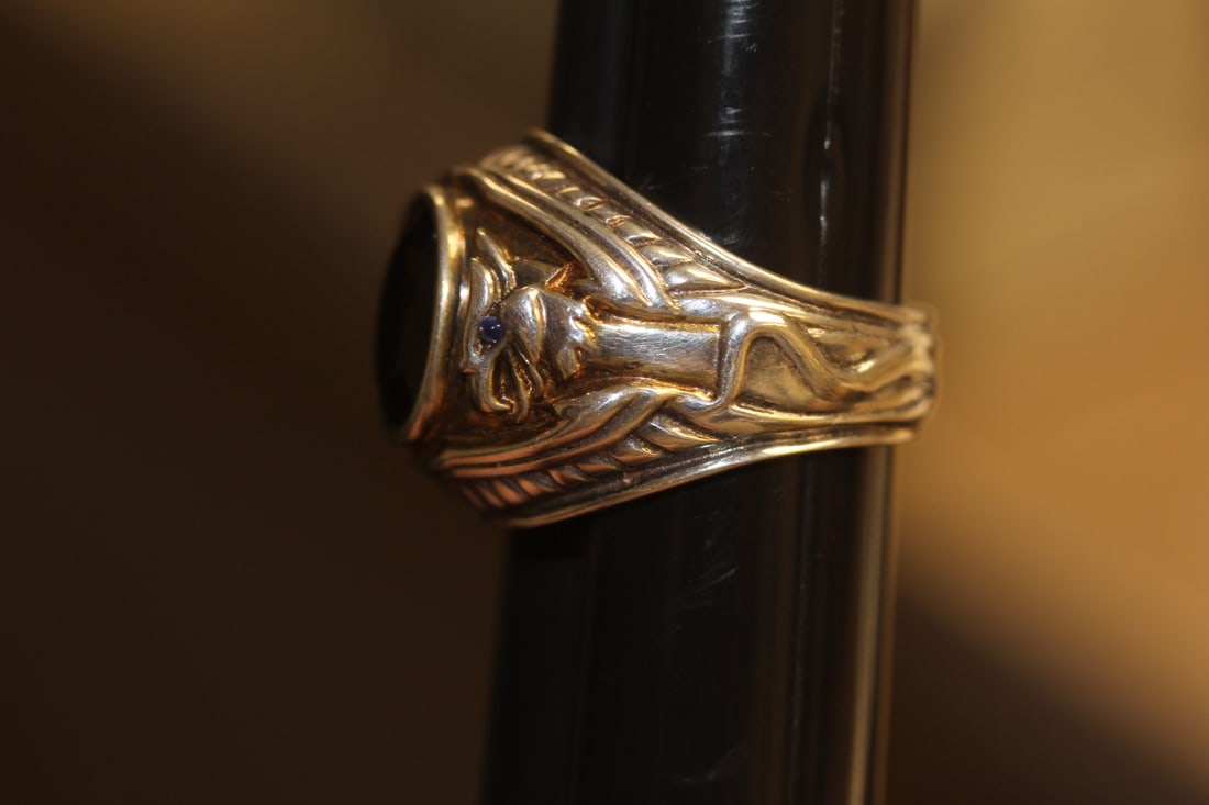 Marked TNC 925 Sterling Men's Ring - 3