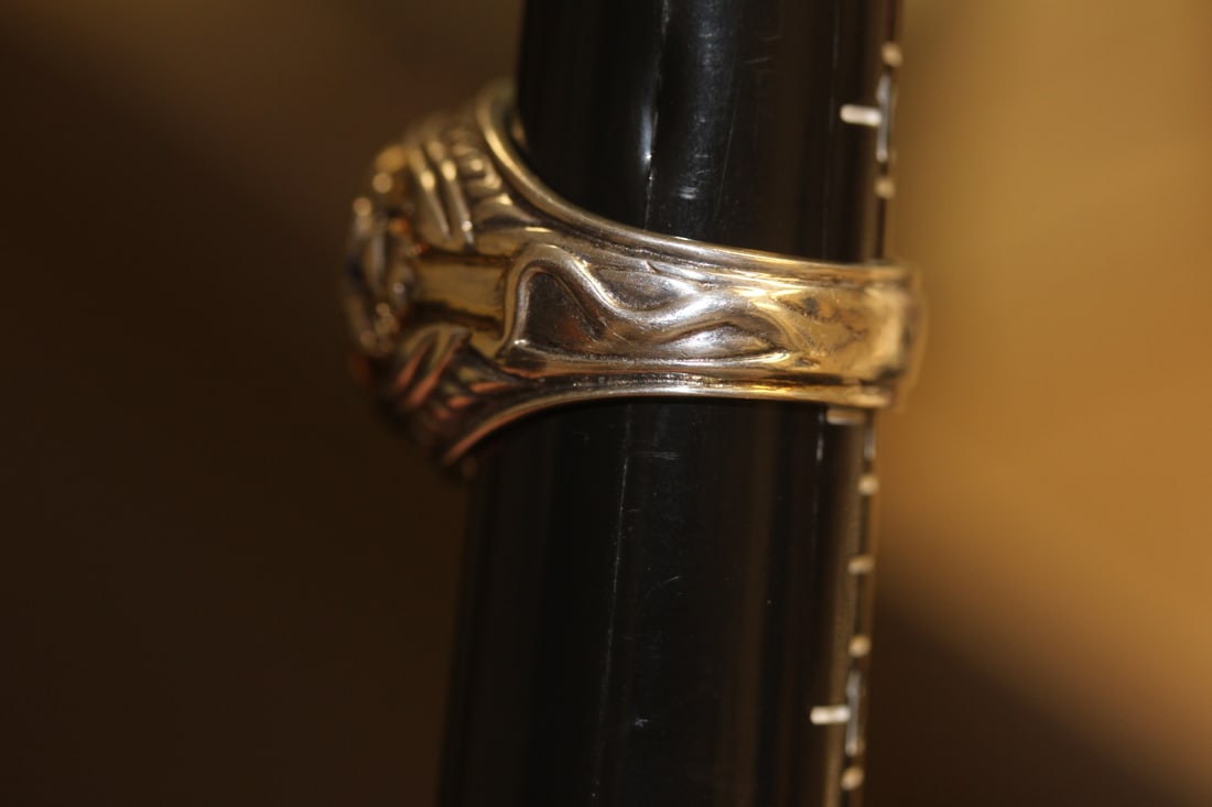 Marked TNC 925 Sterling Men's Ring - 4