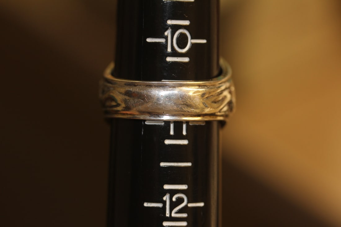 Marked TNC 925 Sterling Men's Ring - 5