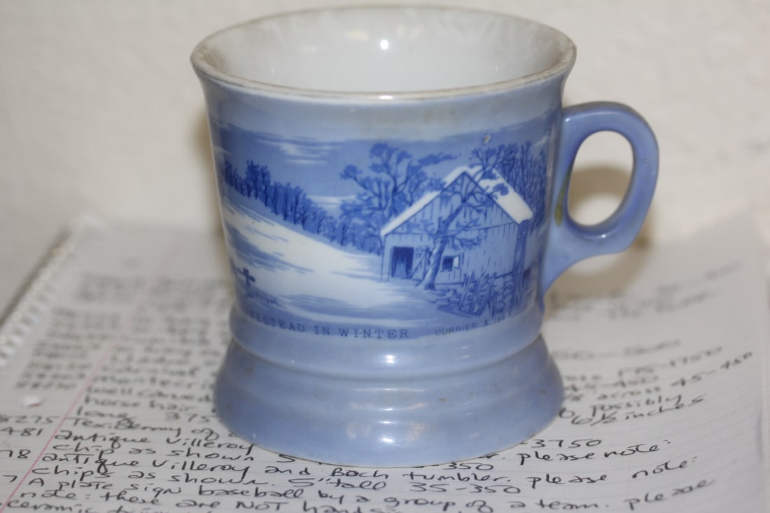Curry and Ives Shaving Mug - 2