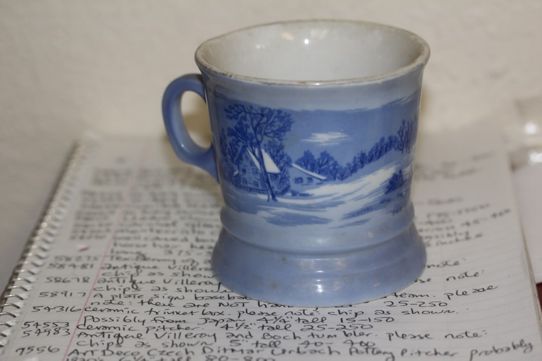 Curry and Ives Shaving Mug - 4