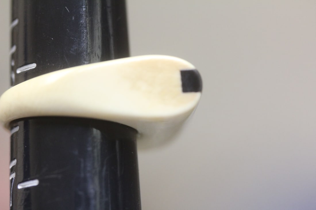 Stylish Inlaid Ring - 6