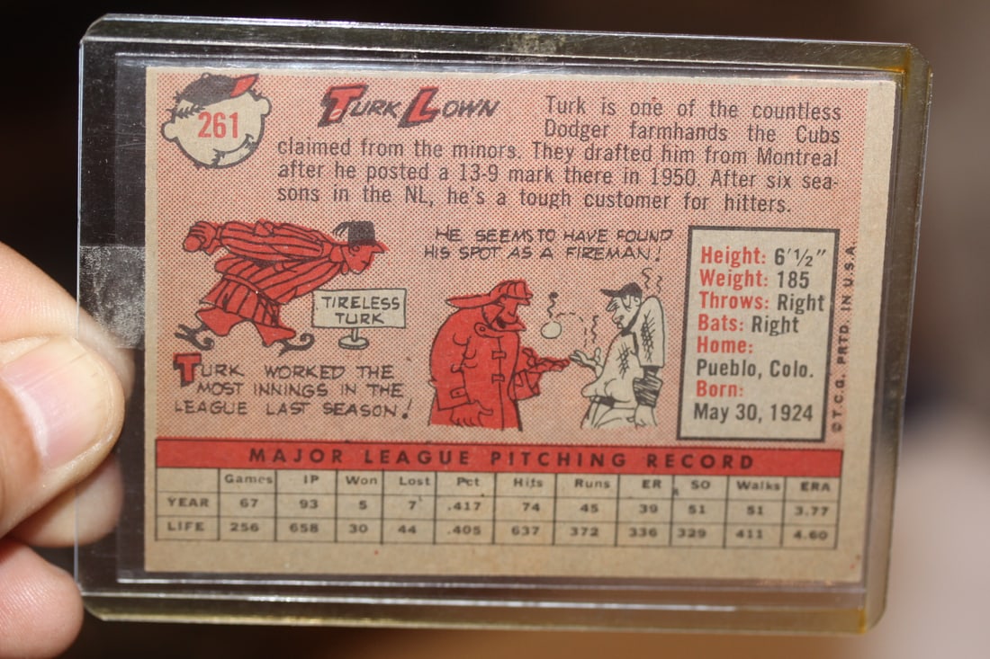 Turk Lown Baseball Card - 2