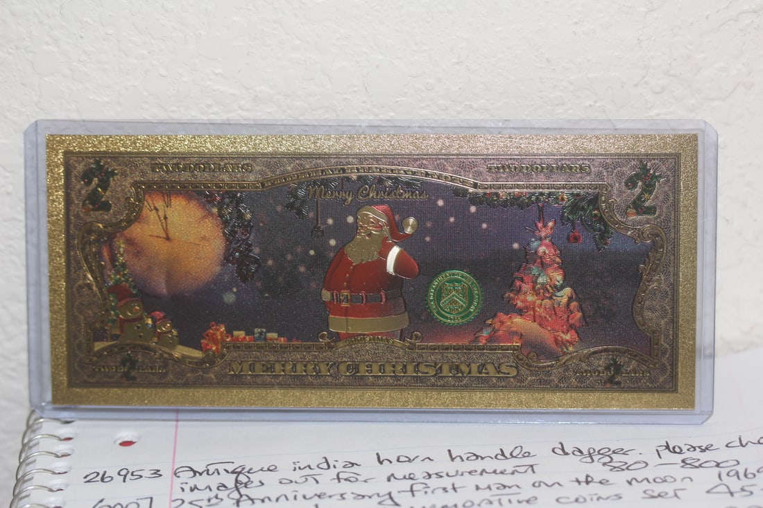 A Novalty $2.00 Christmas Note - 2