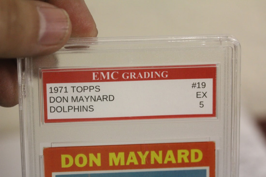 Graded 1971 Topps Don Maynard Football Card - 3
