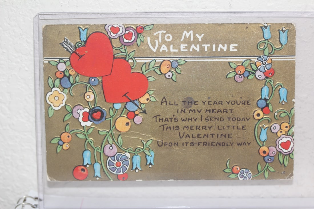 Early 1900's Valentine's Day Postcard: as shown