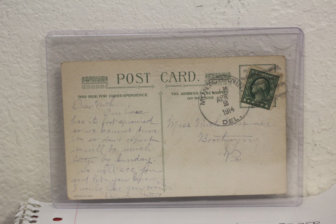 Early 1900's Easter Holiday Postcard - 2