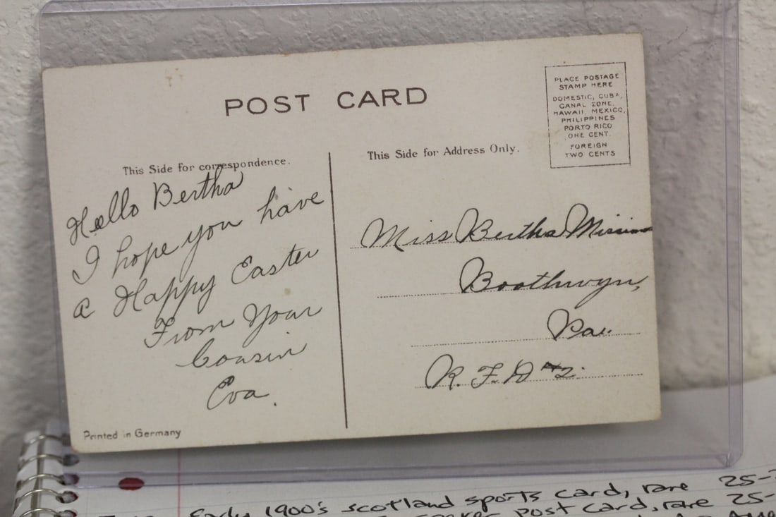 Early 1900's Easter Holiday Postcard - 2