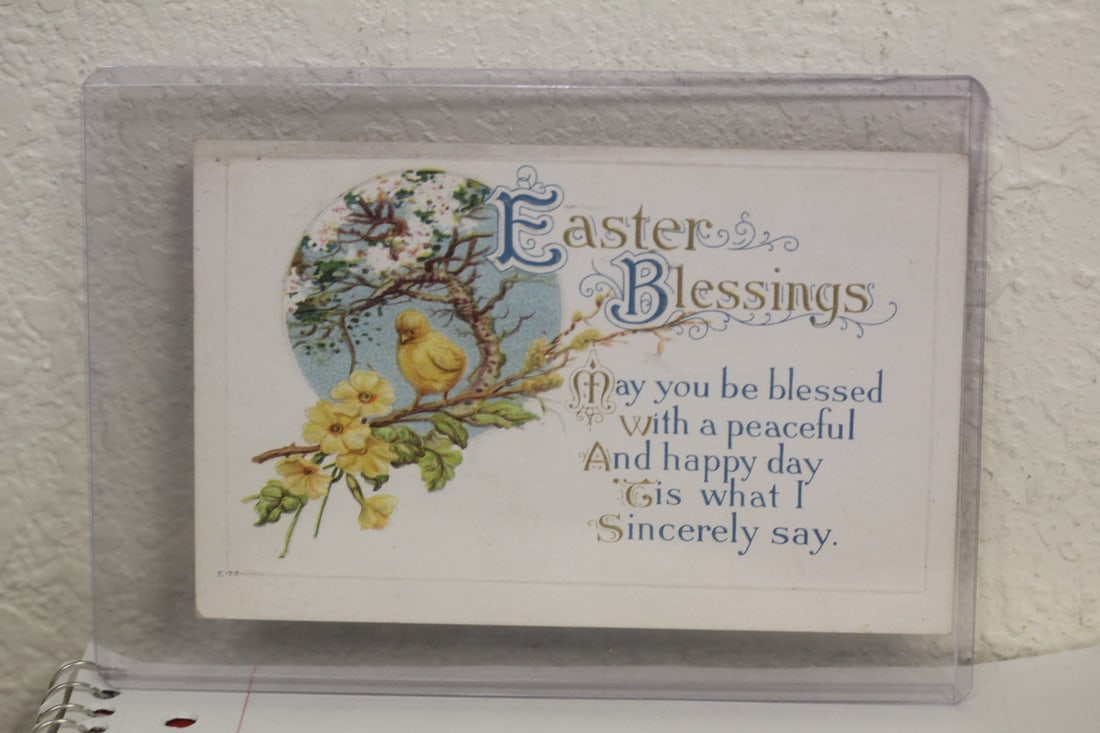 Early 1900's Easter Holiday Postcard: as shown