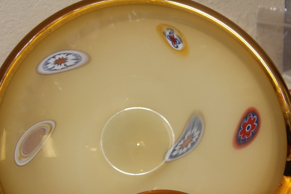 Vintage Milifiori Art Glass Bowl - 3