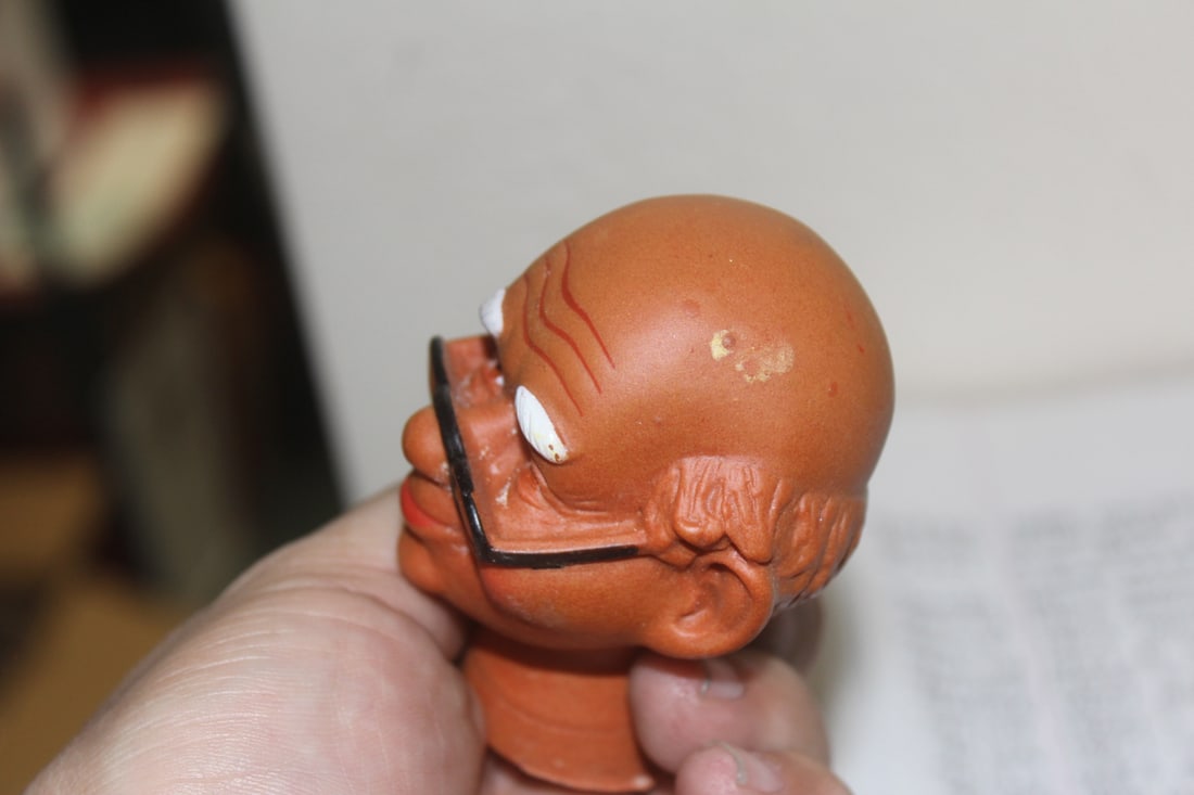 Grandpa Vinyl Doll Head - 4