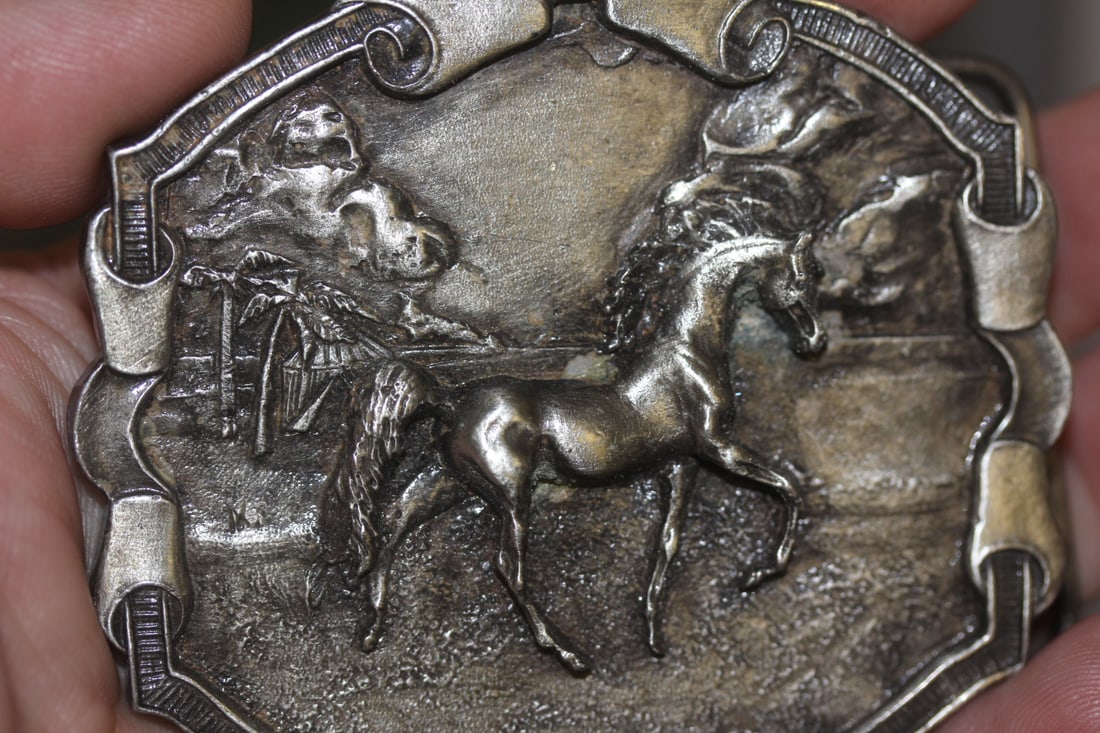 Horse Motief Belt Buckle - 4
