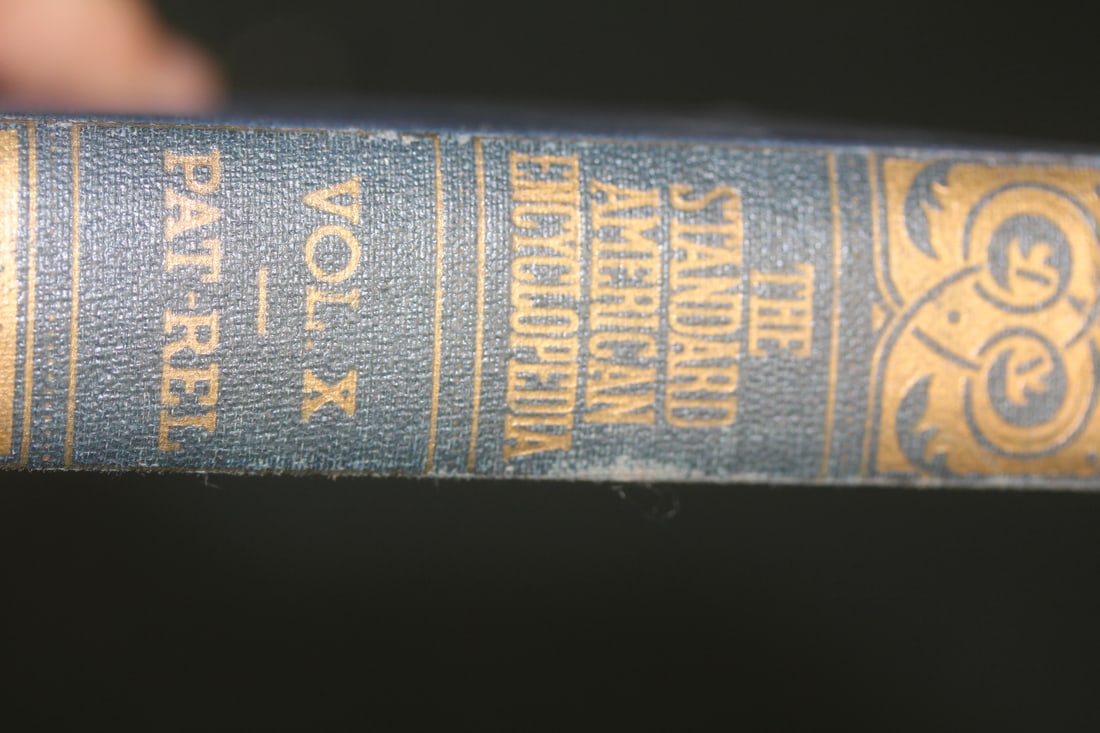 1937 The Standard American Encyclopedia: volume 10 - hardcover book