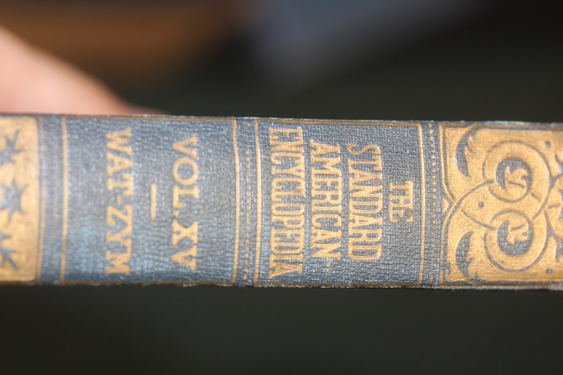 1937 The Standard American Encyclopedia: volume 15 - hardcover book