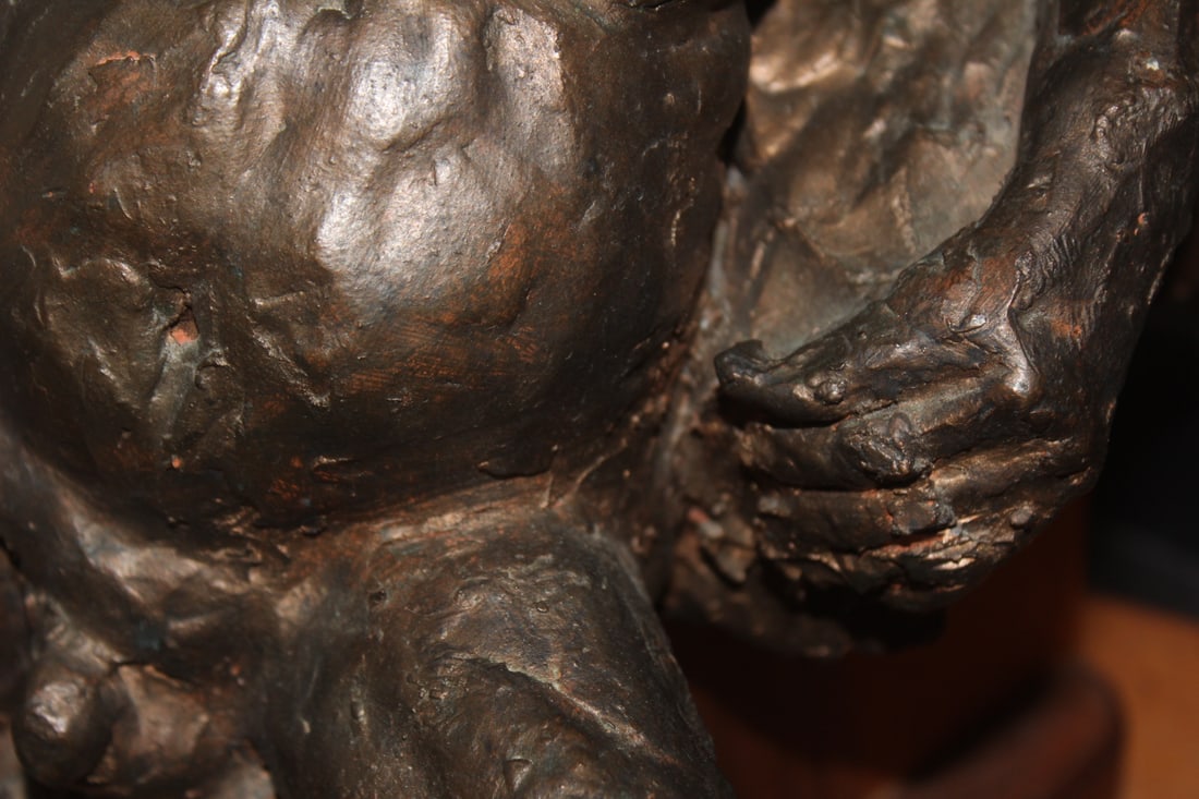 Elgible Signed Terracotta Scuplture - 2