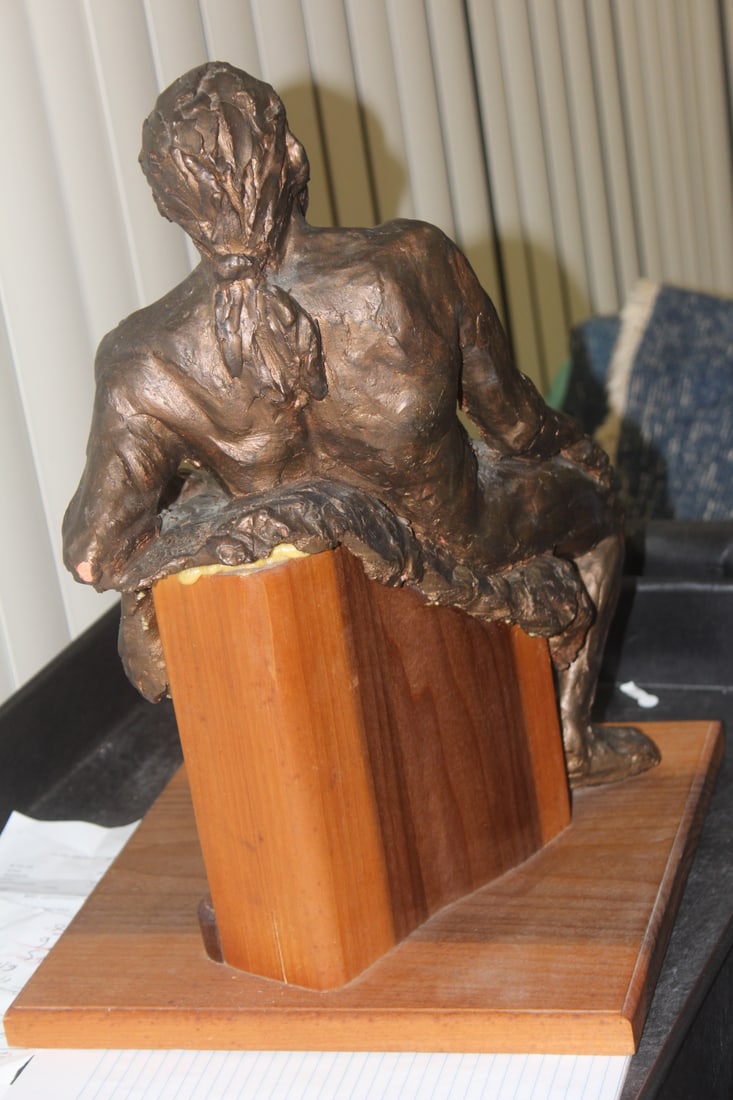 Elgible Signed Terracotta Scuplture - 3