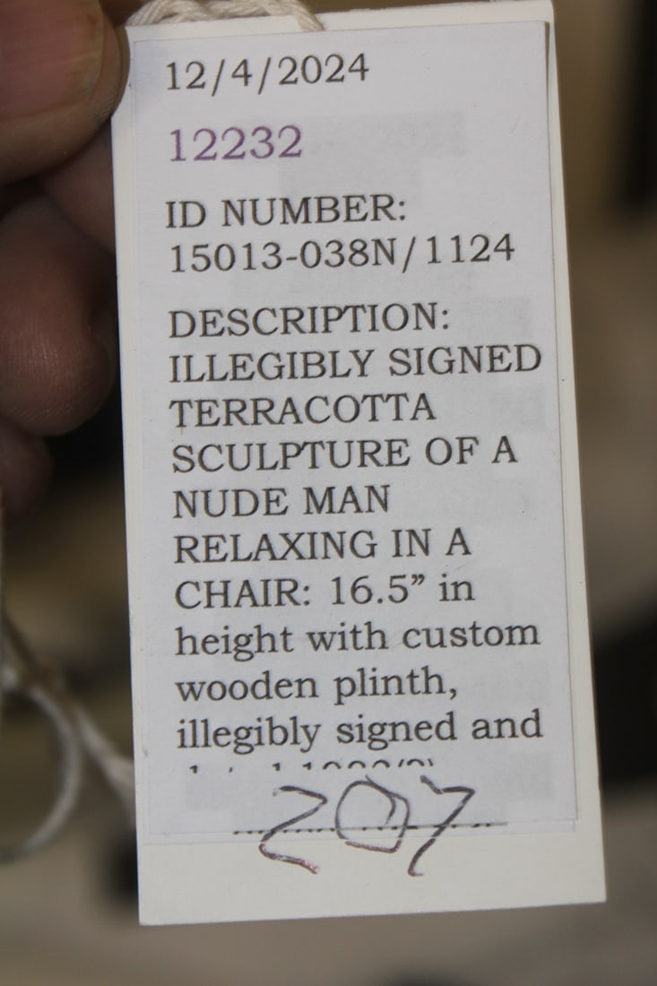 Elgible Signed Terracotta Scuplture - 7