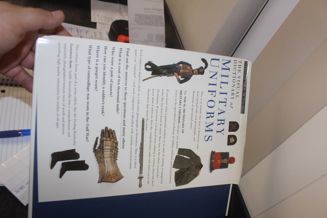 Hardcover Book on Military Uniforms - 2