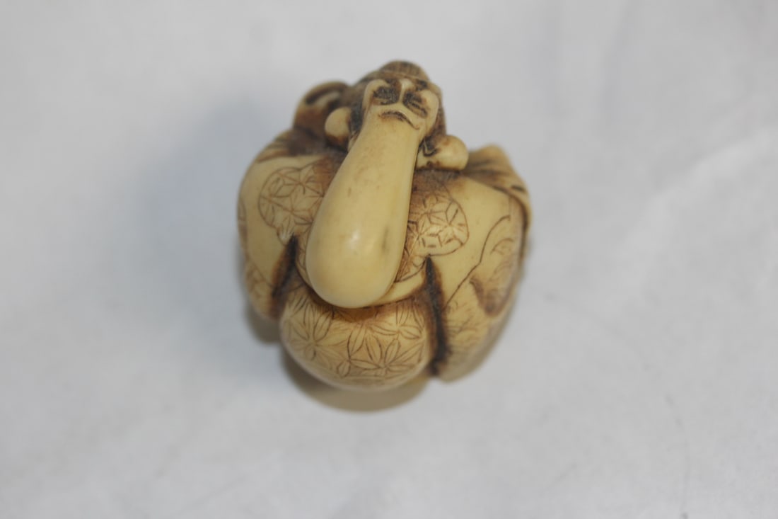 Vintage Japanese Resin Okimono - 3