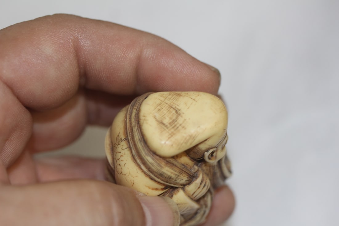 Vintage Japanese Resin Okimono - 6