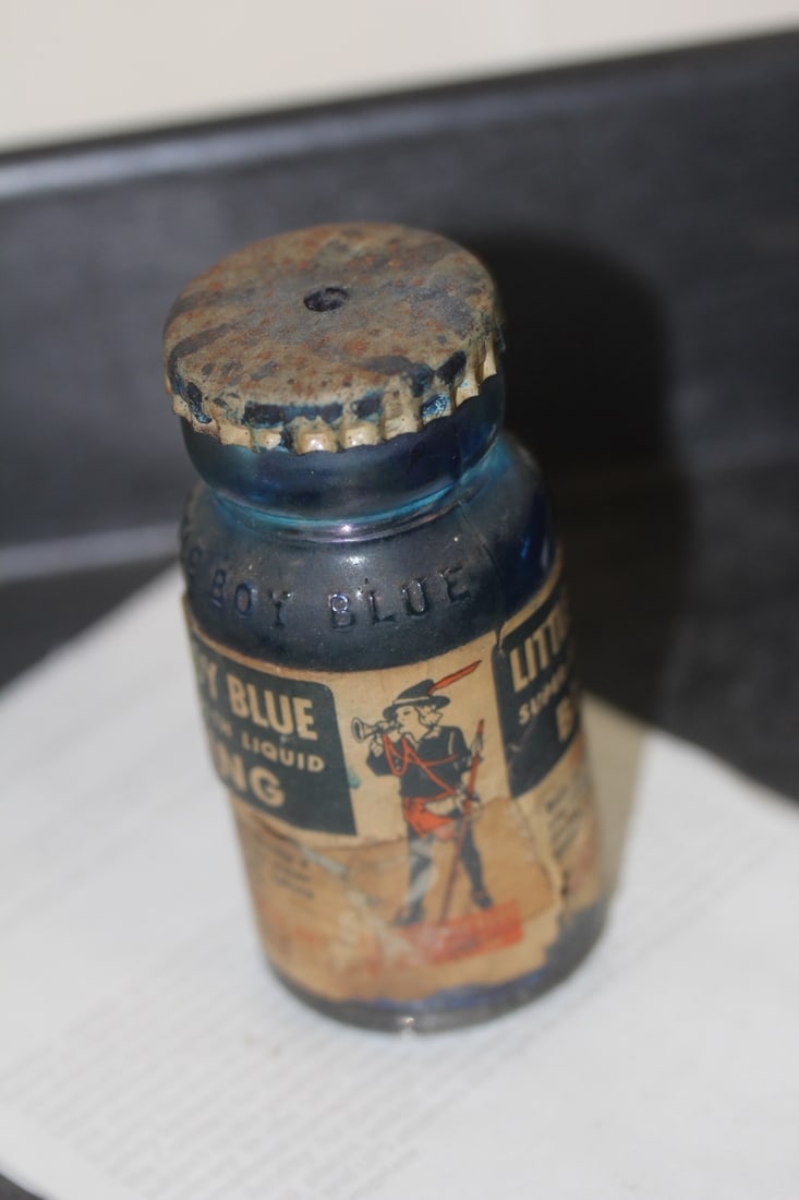 Vintage Little Boy Bluing Bottle - 4