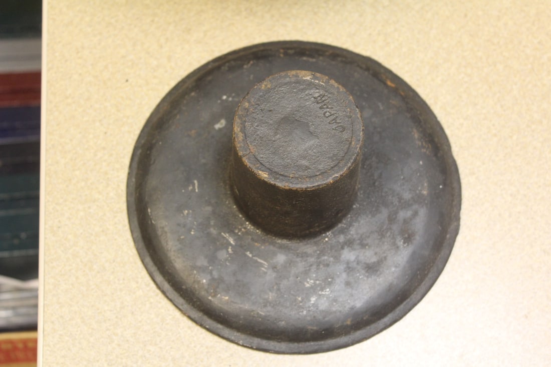 Lot of 2 Japan Cast Iron Alter Tray? - 4
