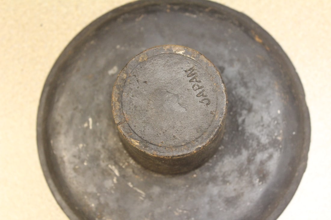 Lot of 2 Japan Cast Iron Alter Tray? - 5