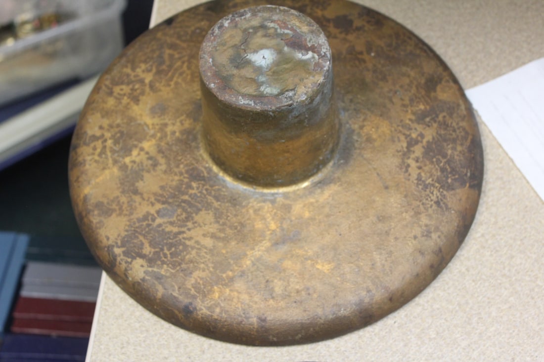 Lot of 2 Japan Cast Iron Alter Tray? - 6