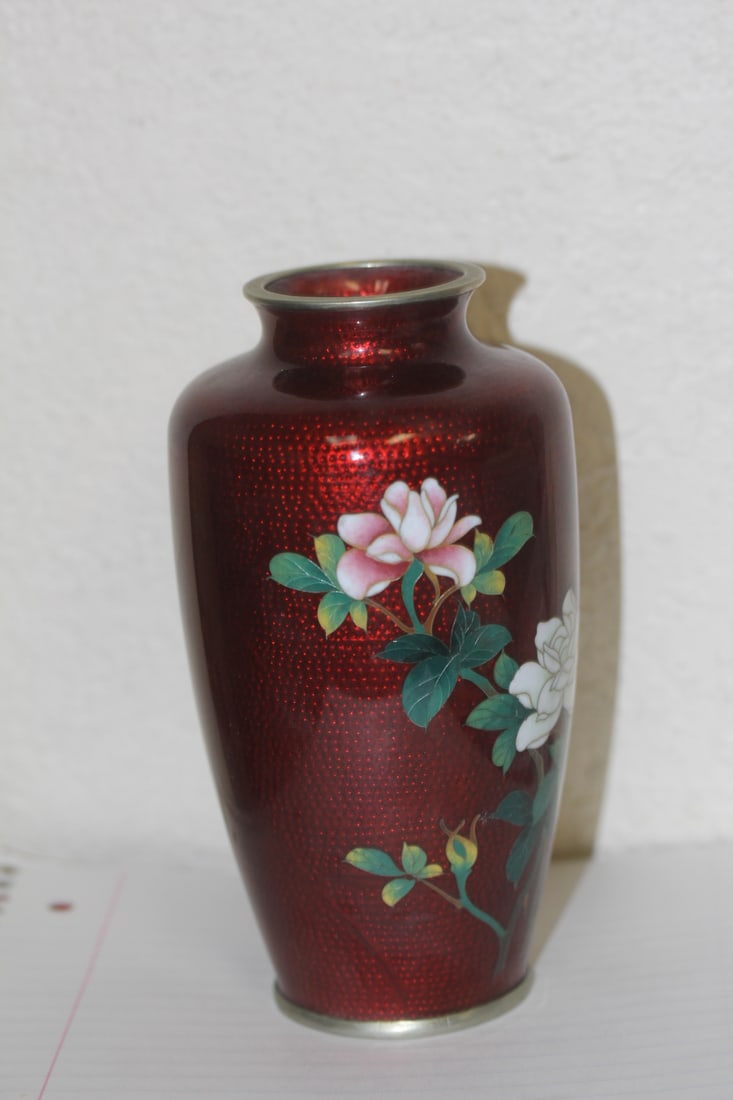 Japanese Cloisonne Vase - 2