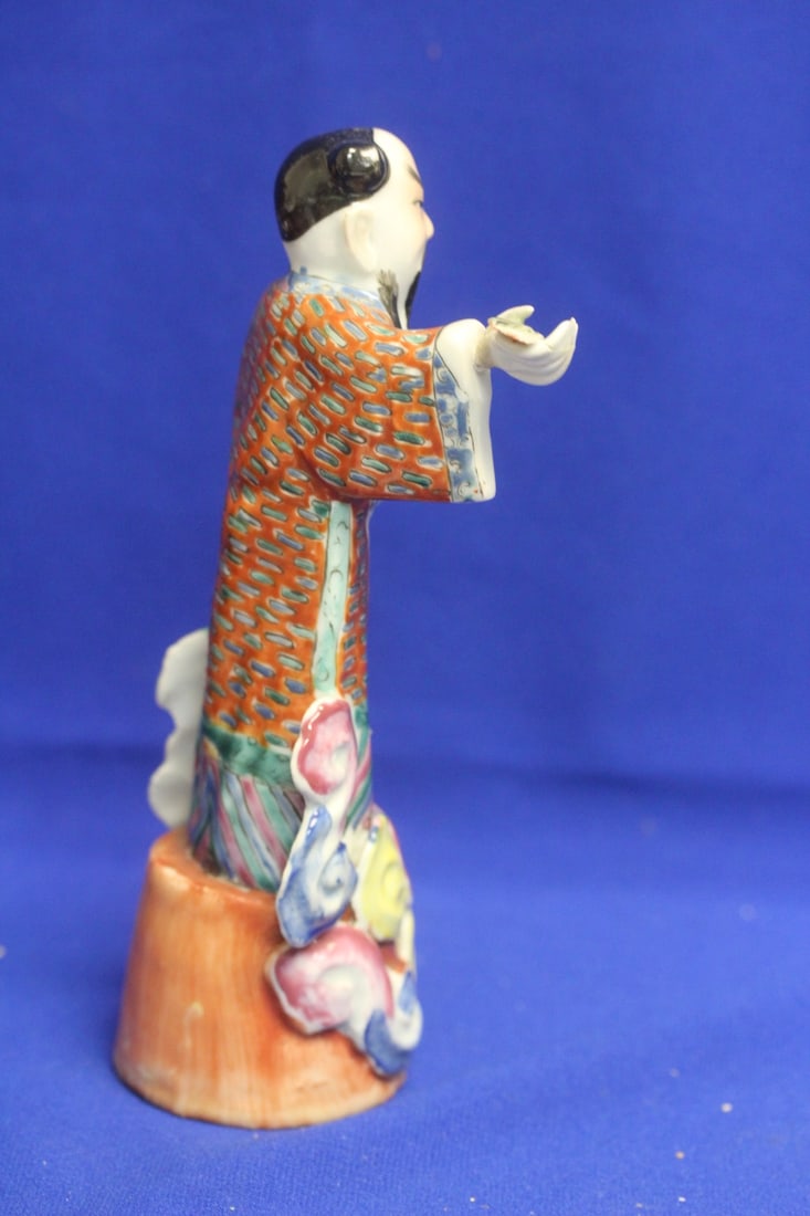 Vintage Chinese Porcelain Figure - 4