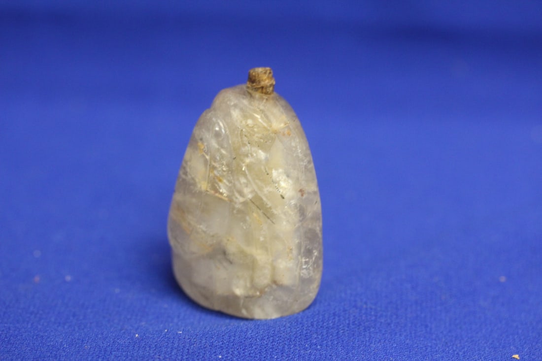 Vintage Chinese Rock Crystal Snuff Bottle - 2