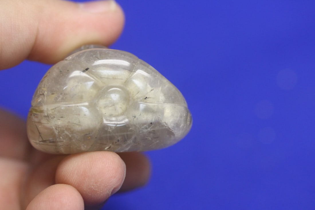 Vintage Chinese Rock Crystal Snuff Bottle - 4