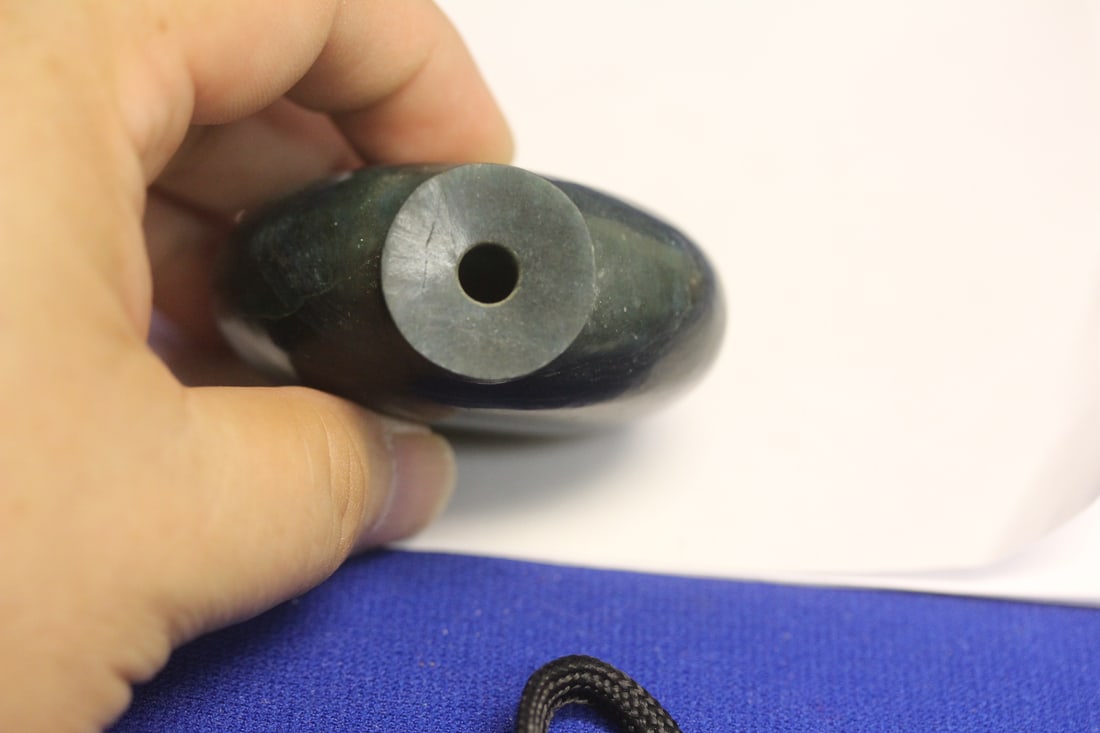 Spinach Jade or Other Gemstone Snuff Bottle - 7