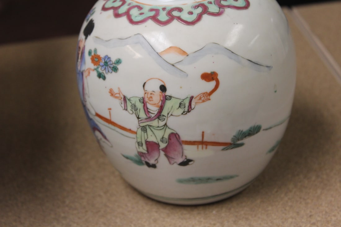 Antique Signed Chinese Ginger Jar - 10