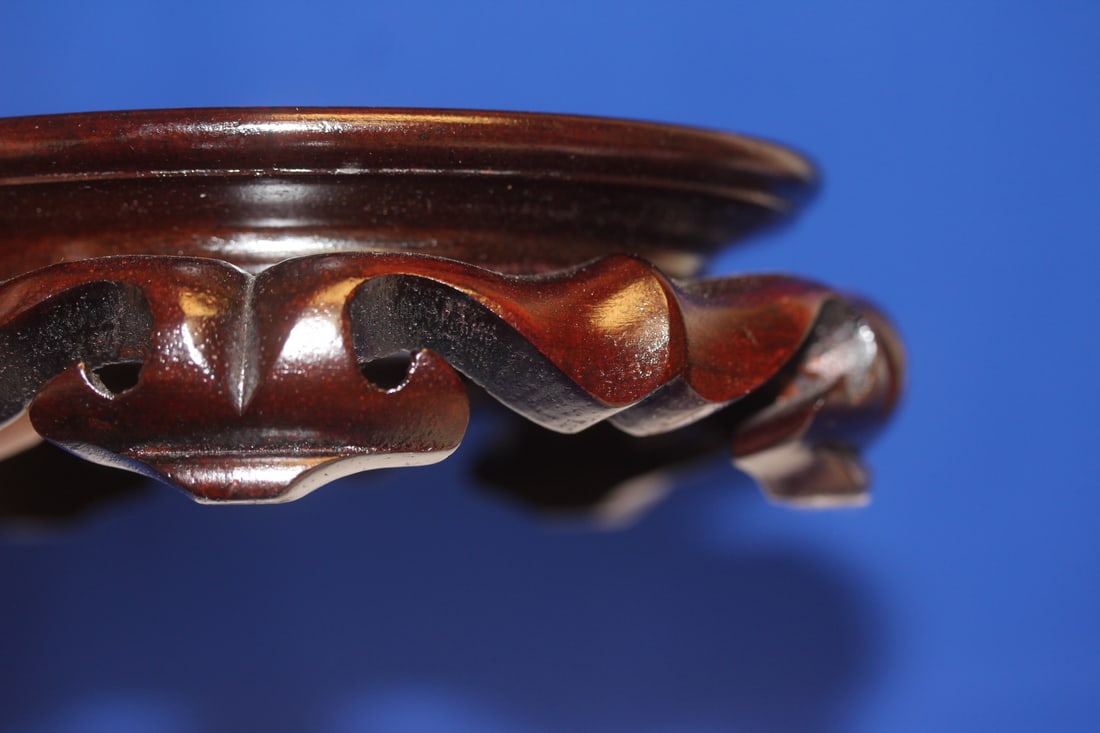 Carved Rosewood Wood Stand - 3