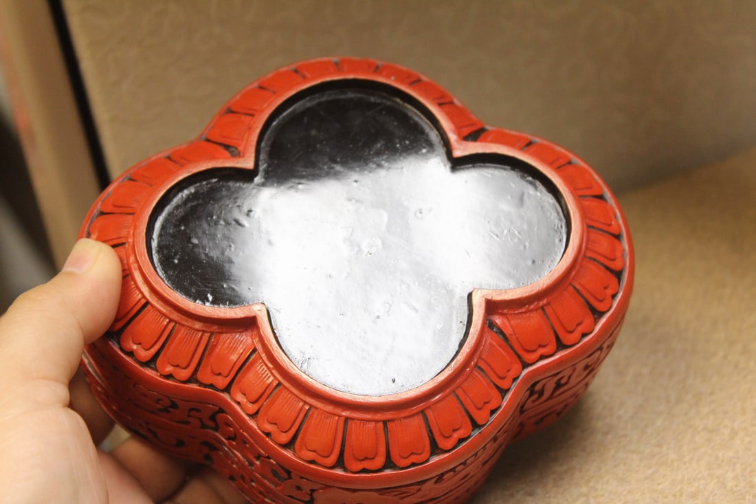 Chinese Cinnabar Style Box - 4